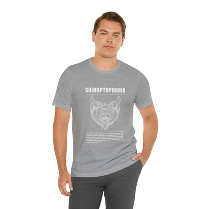 Chiroptophobia Fear of Bats Tee