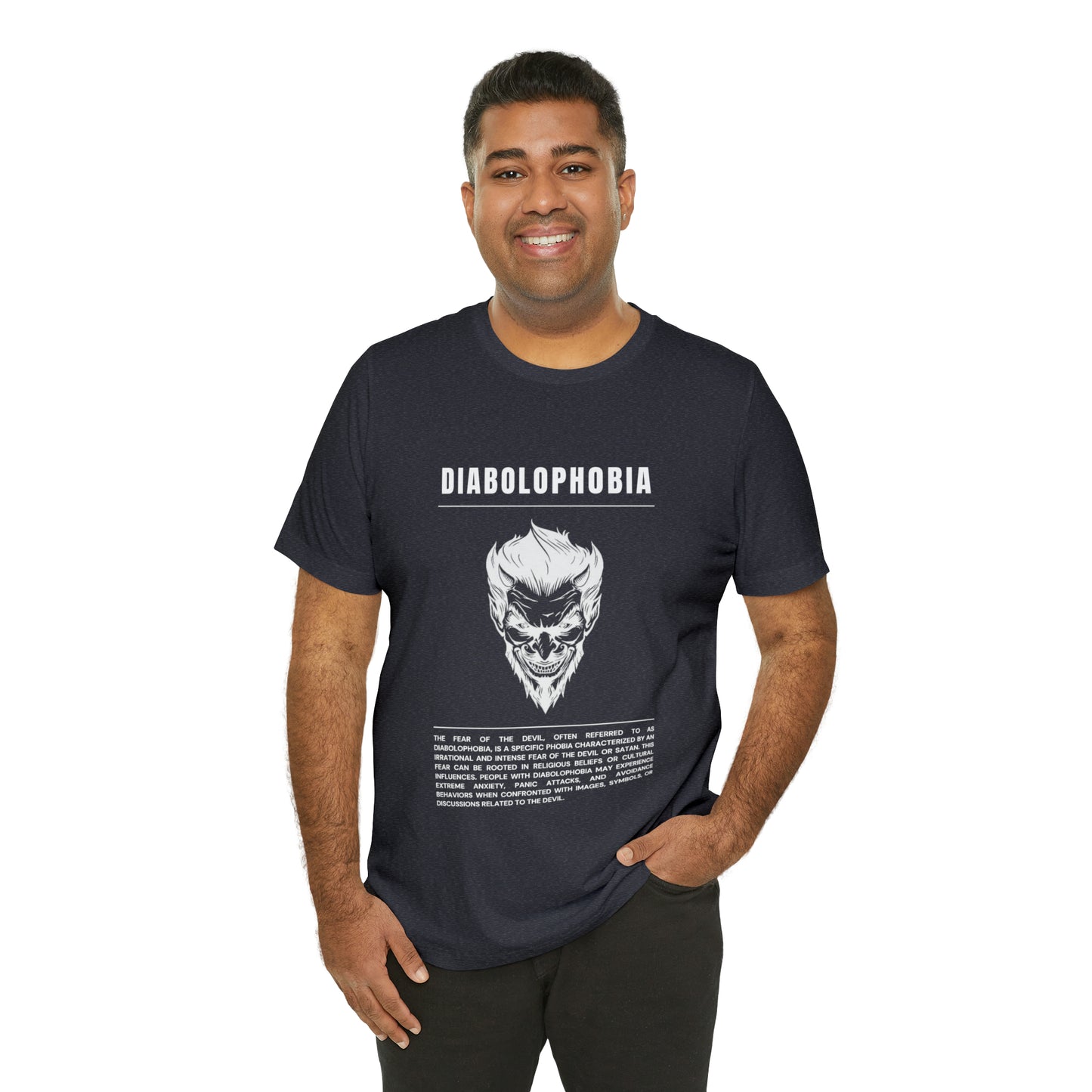 Diabolophobia Fear of The Devil Halloween Tee