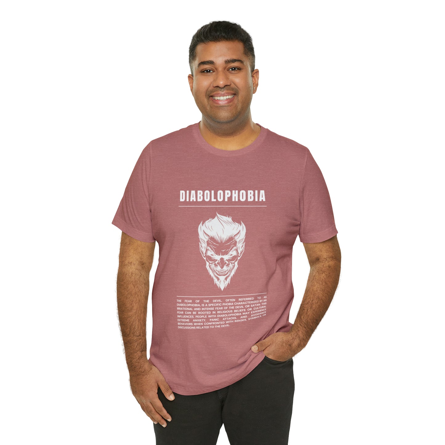 Diabolophobia Fear of The Devil Halloween Tee