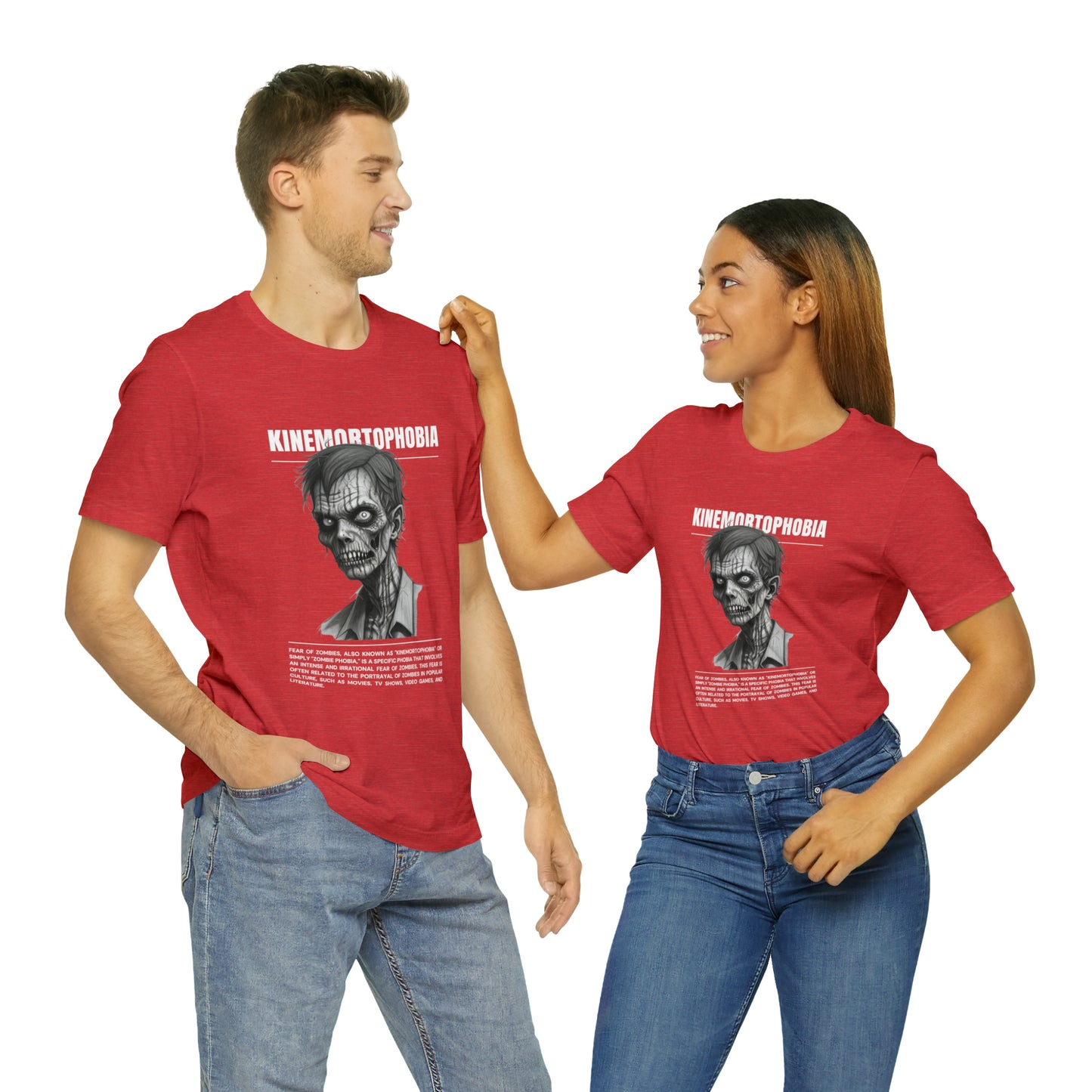 Kinemortophobia Fear of Zombies Halloween Tee