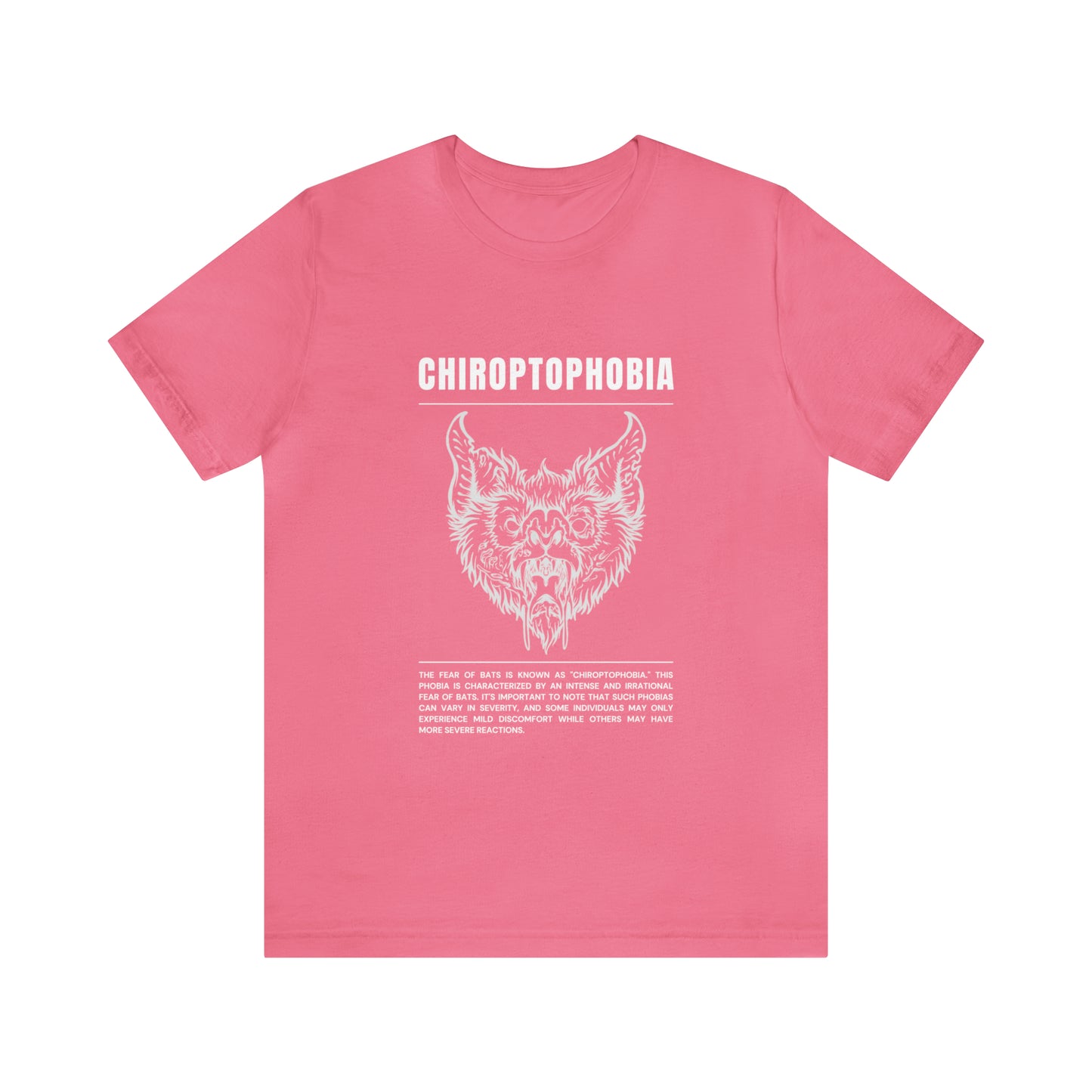 Chiroptophobia Fear of Bats Tee