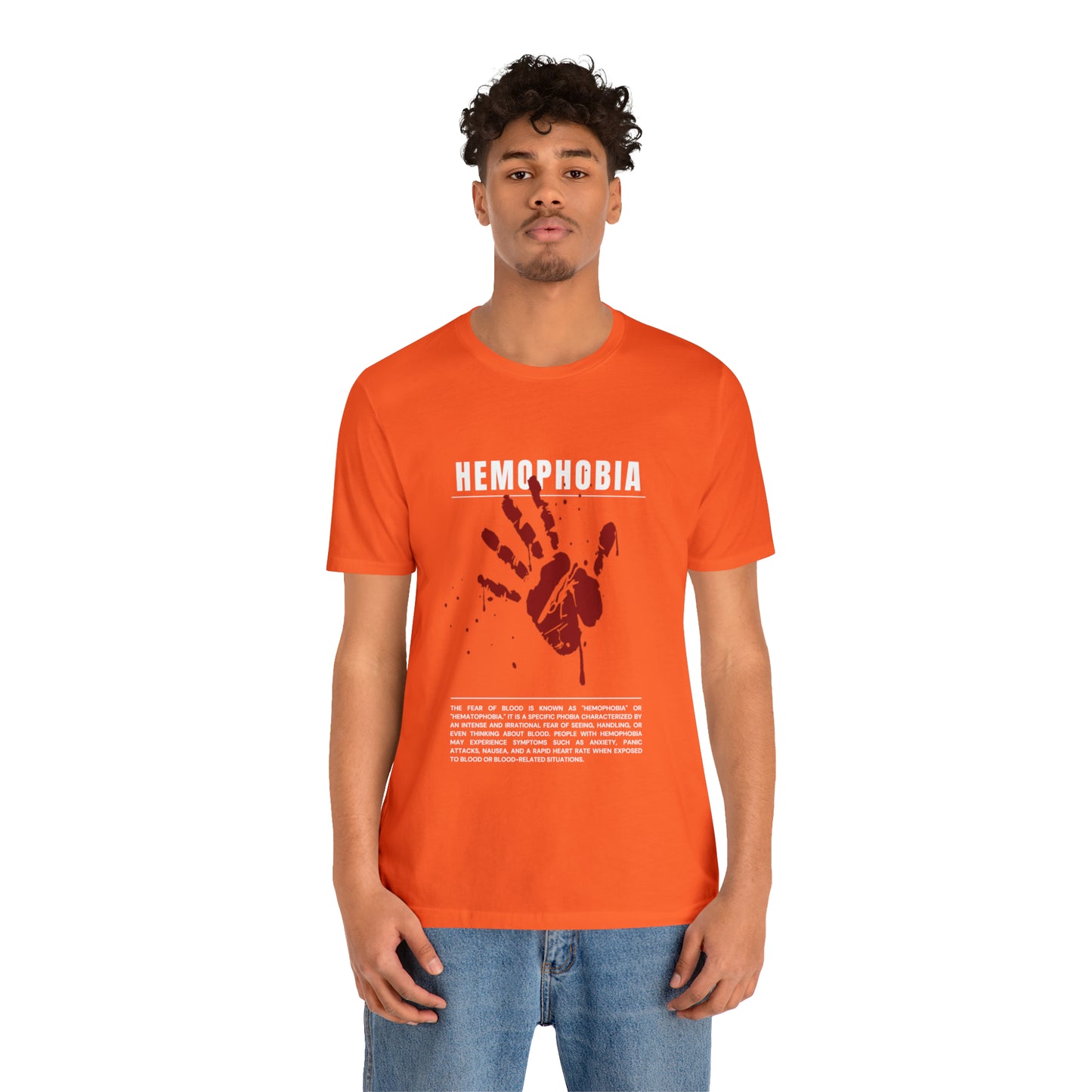 Hemophobia Fear of Blood Halloween Tee