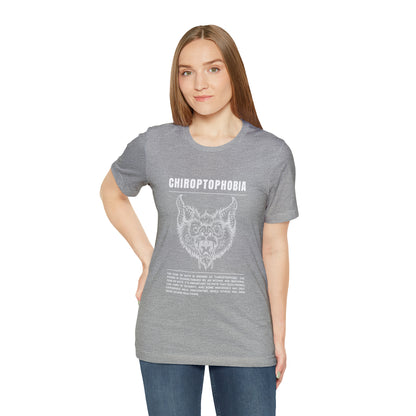 Chiroptophobia Fear of Bats Tee