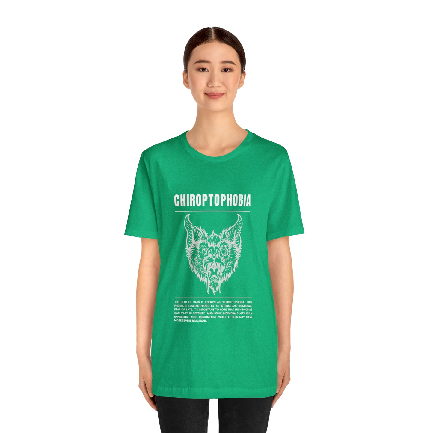 Chiroptophobia Fear of Bats Tee