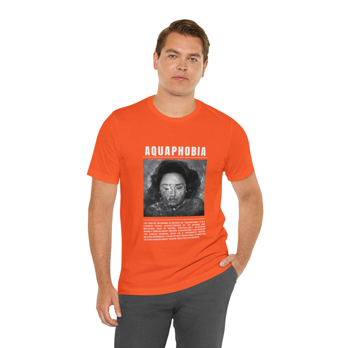 Aquaphobia Fear of Drowning Halloween Tee