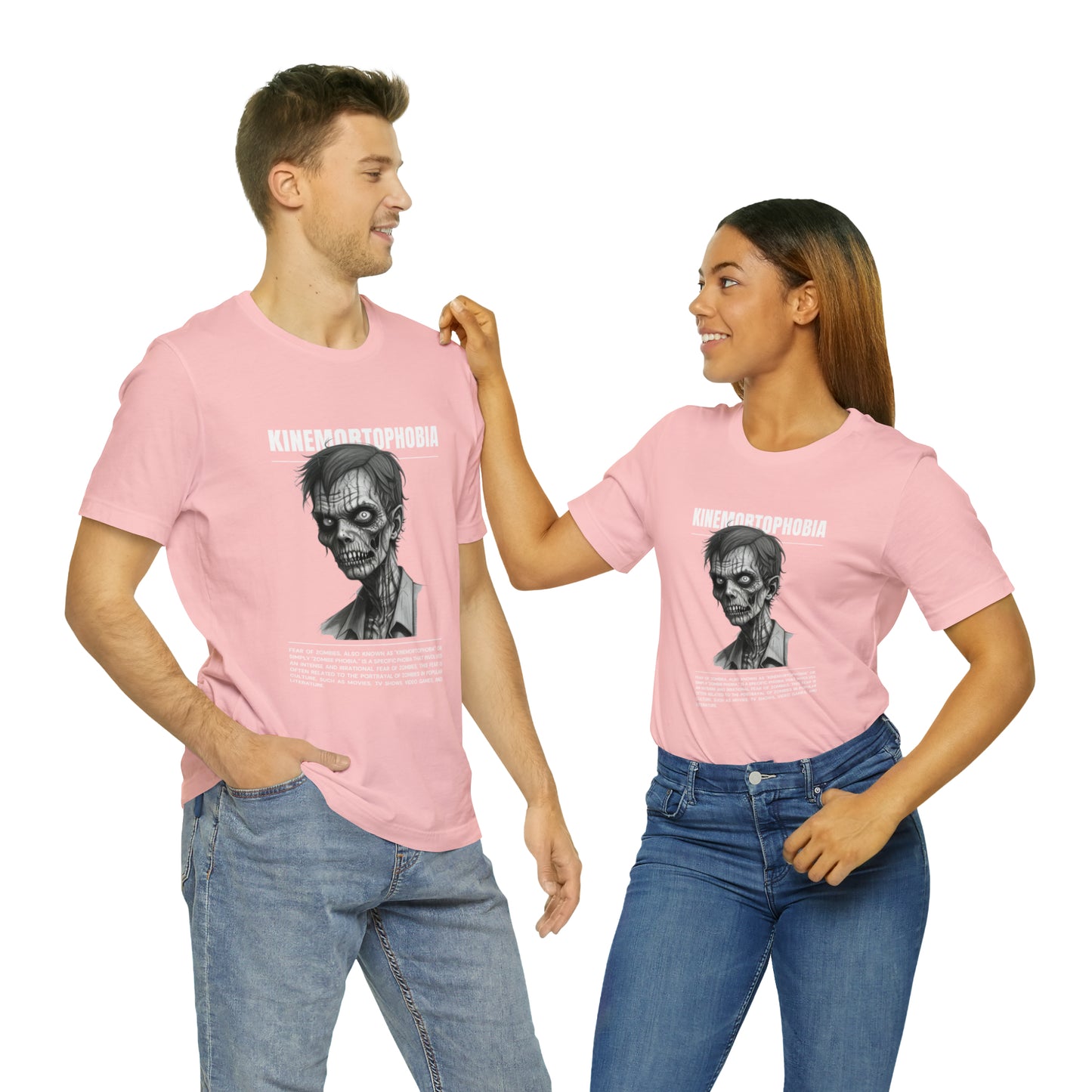 Kinemortophobia Fear of Zombies Halloween Tee