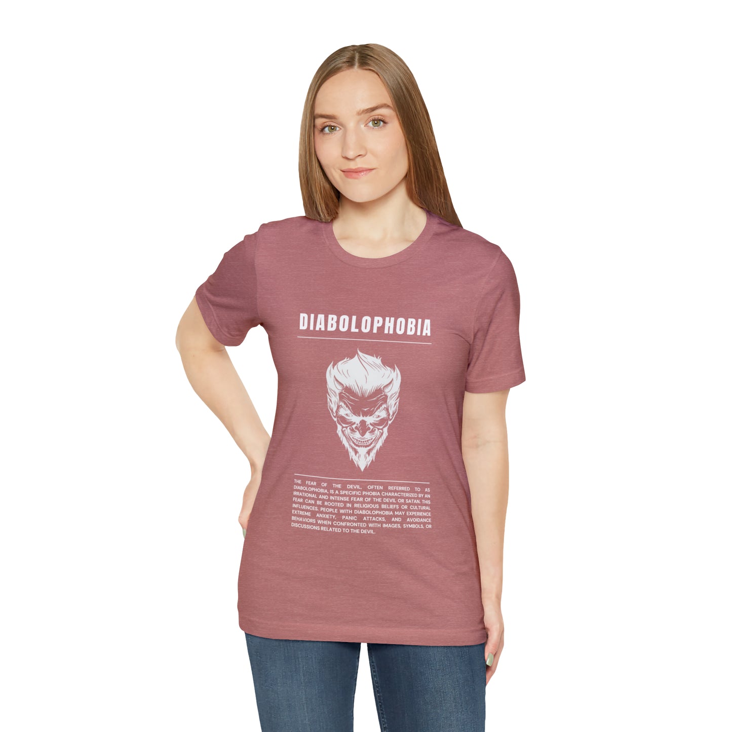 Diabolophobia Fear of The Devil Halloween Tee