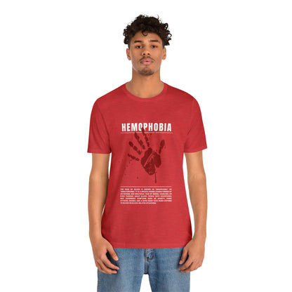 Hemophobia Fear of Blood Halloween Tee