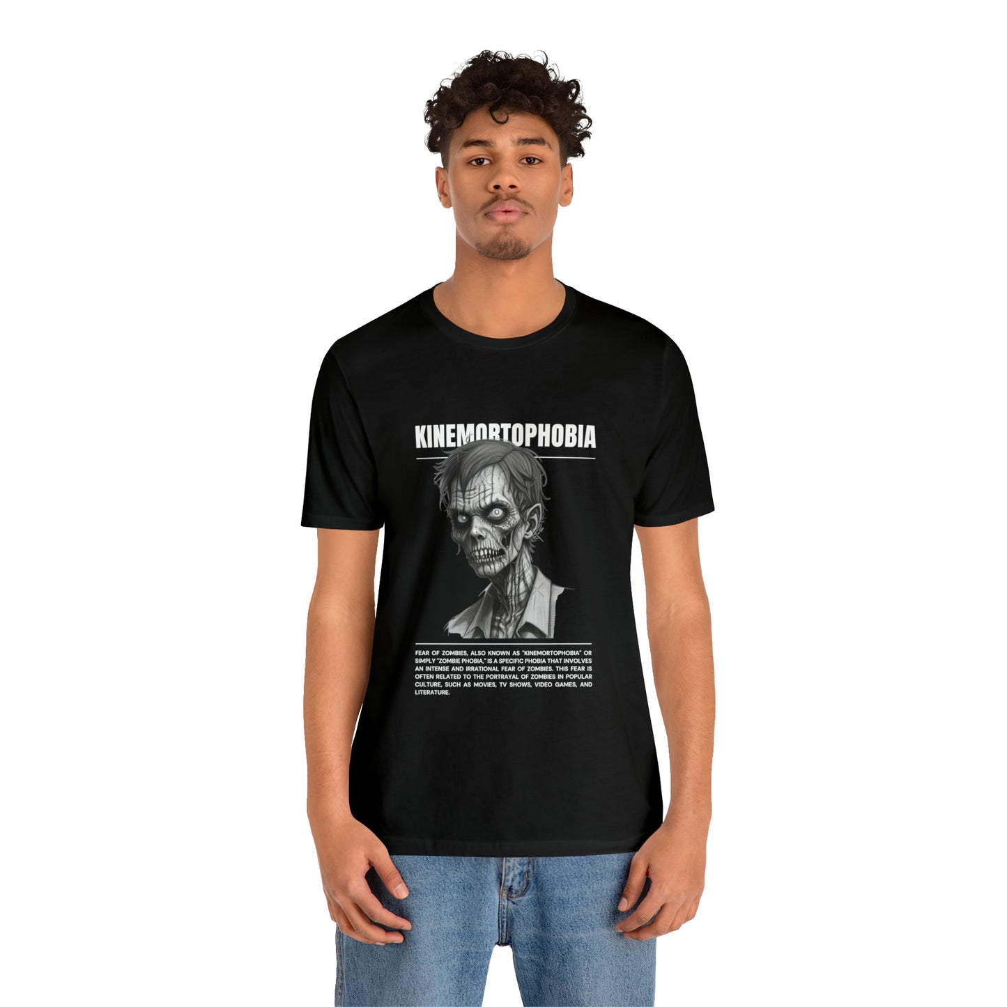 Kinemortophobia Fear of Zombies Halloween Tee