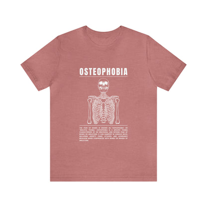 Osteophobia Fear of Bones Tee