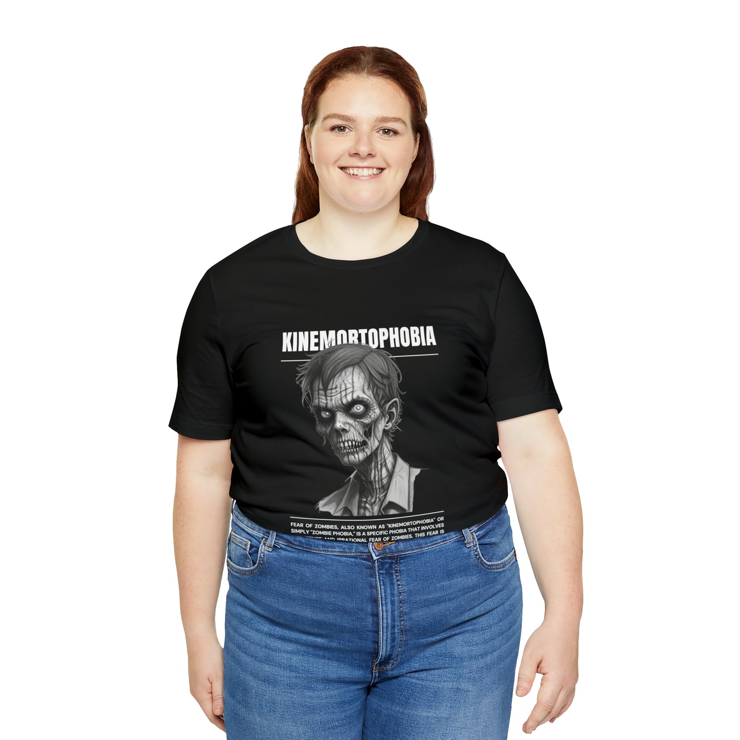 Kinemortophobia Fear of Zombies Halloween Tee