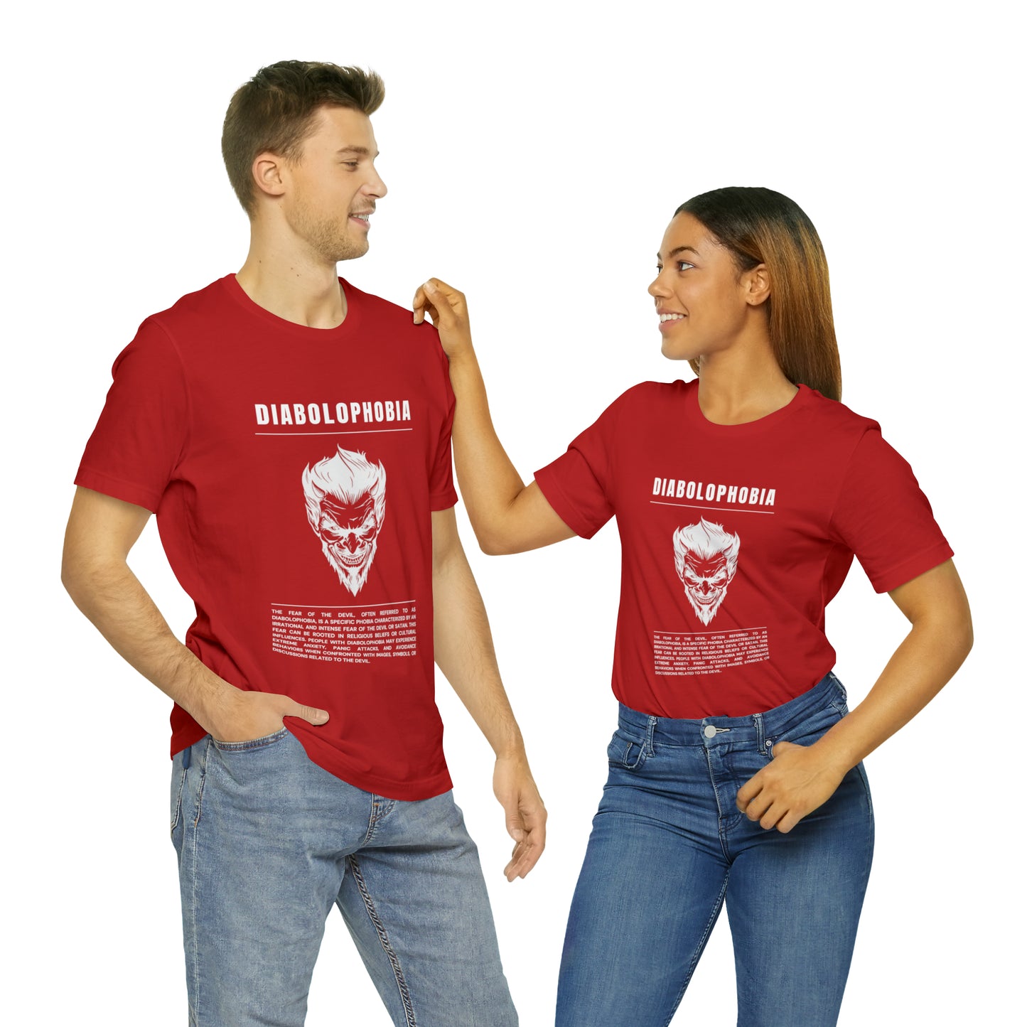 Diabolophobia Fear of The Devil Halloween Tee