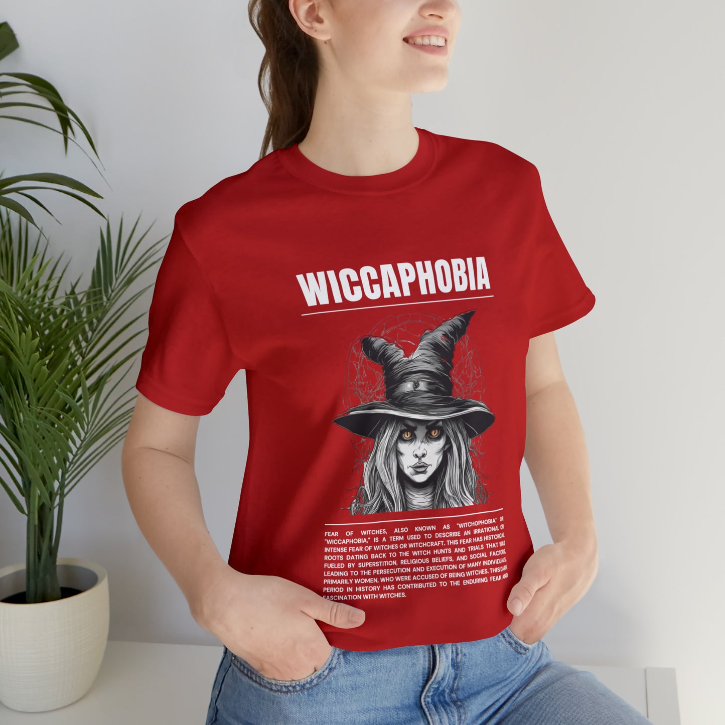 Wiccaphobia Fear of Witches Halloween Tee