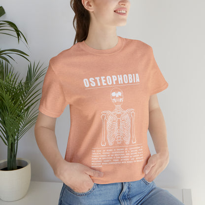 Osteophobia Fear of Bones Tee