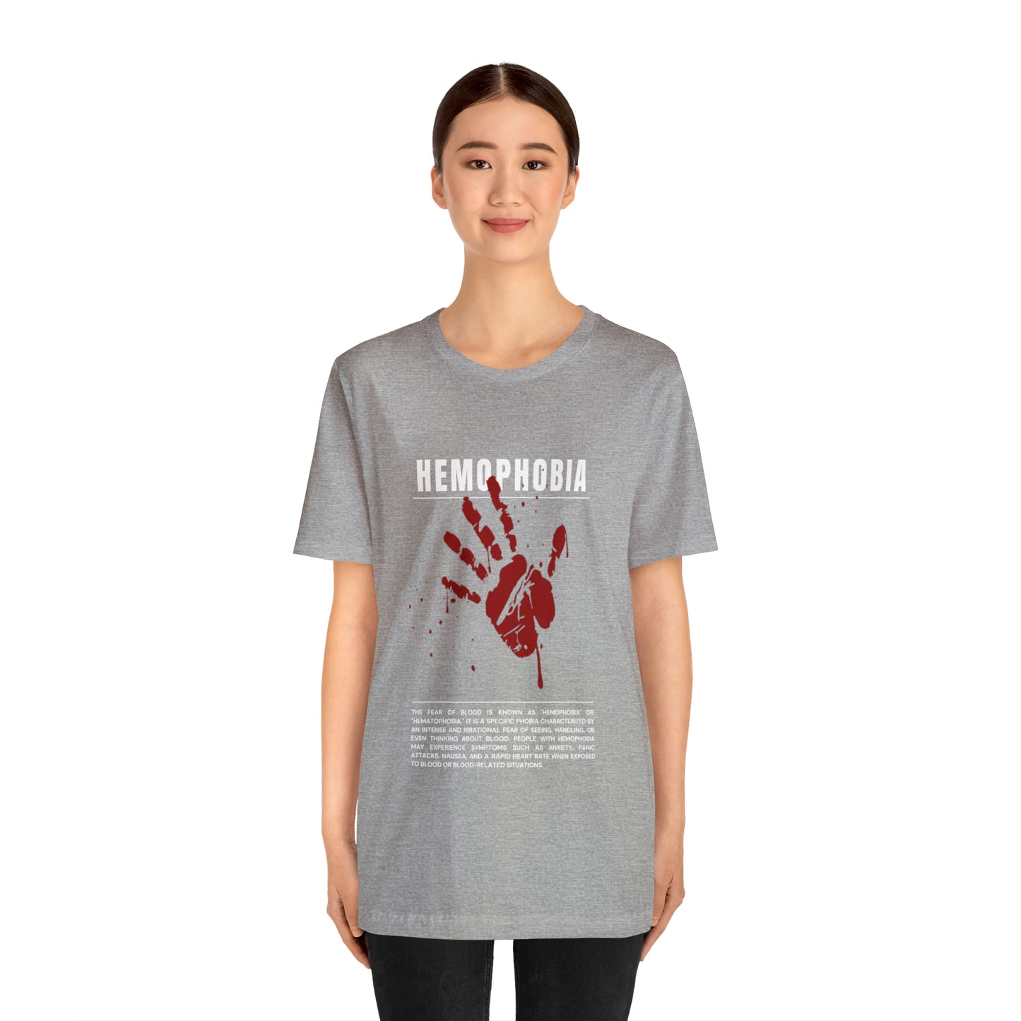 Hemophobia Fear of Blood Halloween Tee