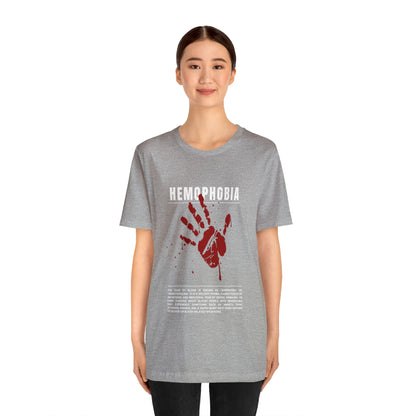 Hemophobia Fear of Blood Halloween Tee