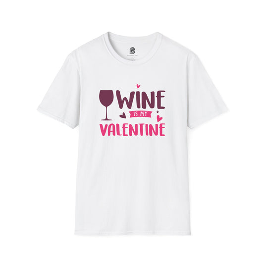 Wine is My Valentine Unisex Shirt