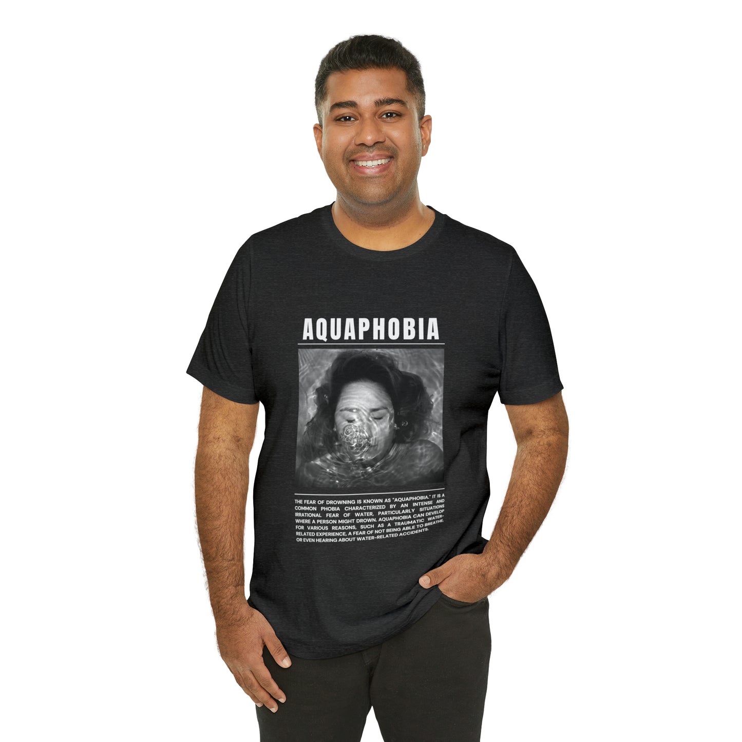 Aquaphobia Fear of Drowning Halloween Tee