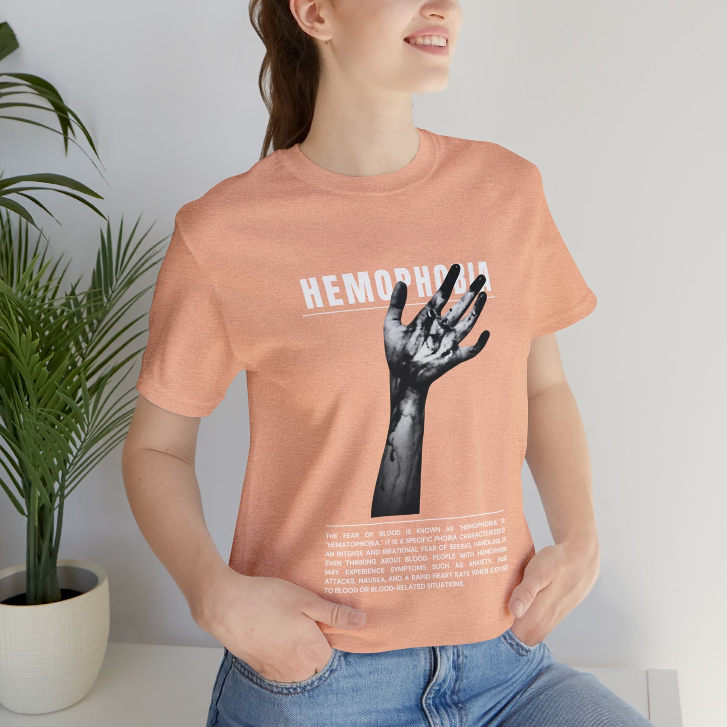 Hemophobia Fear of Blood Halloween Tee