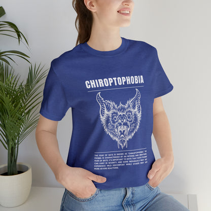 Chiroptophobia Fear of Bats Tee