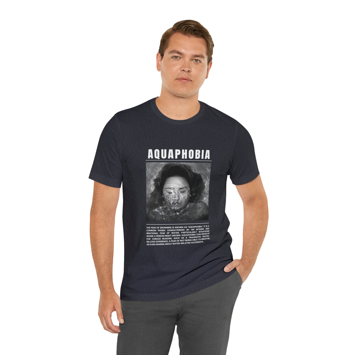 Aquaphobia Fear of Drowning Halloween Tee