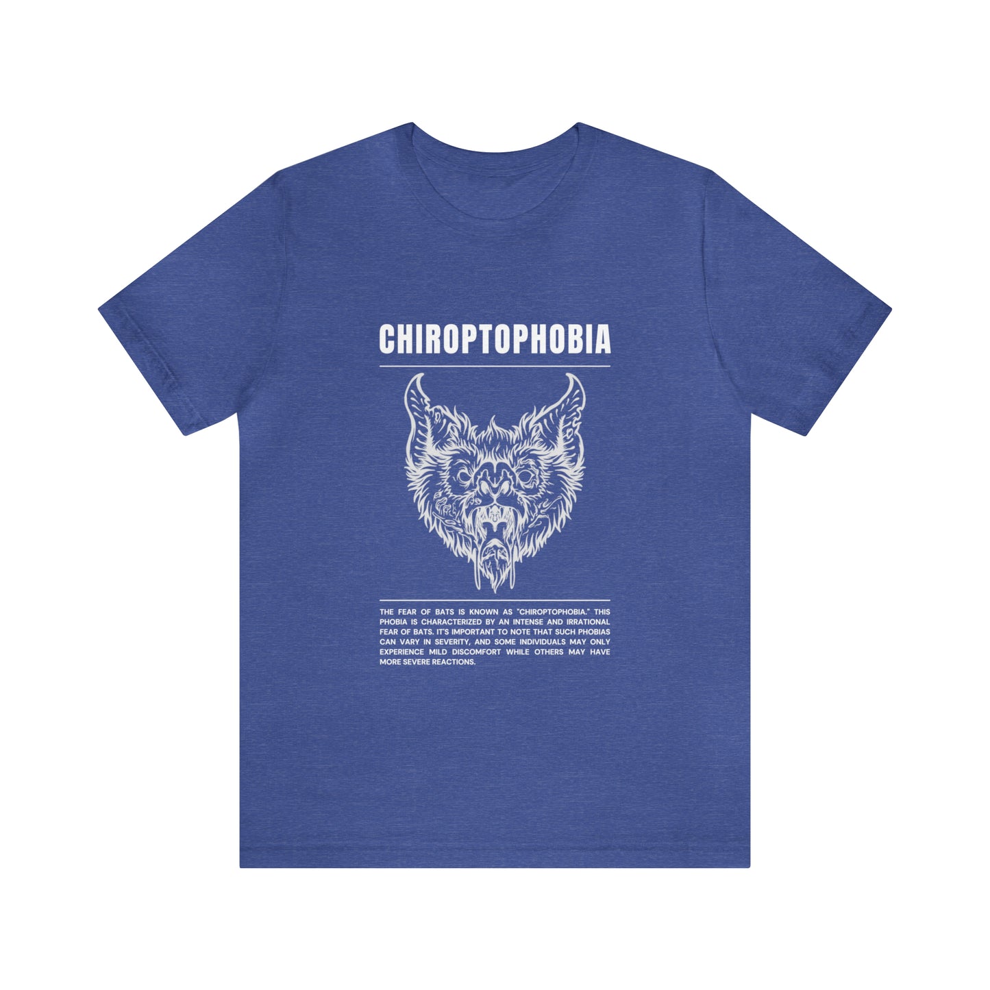 Chiroptophobia Fear of Bats Tee