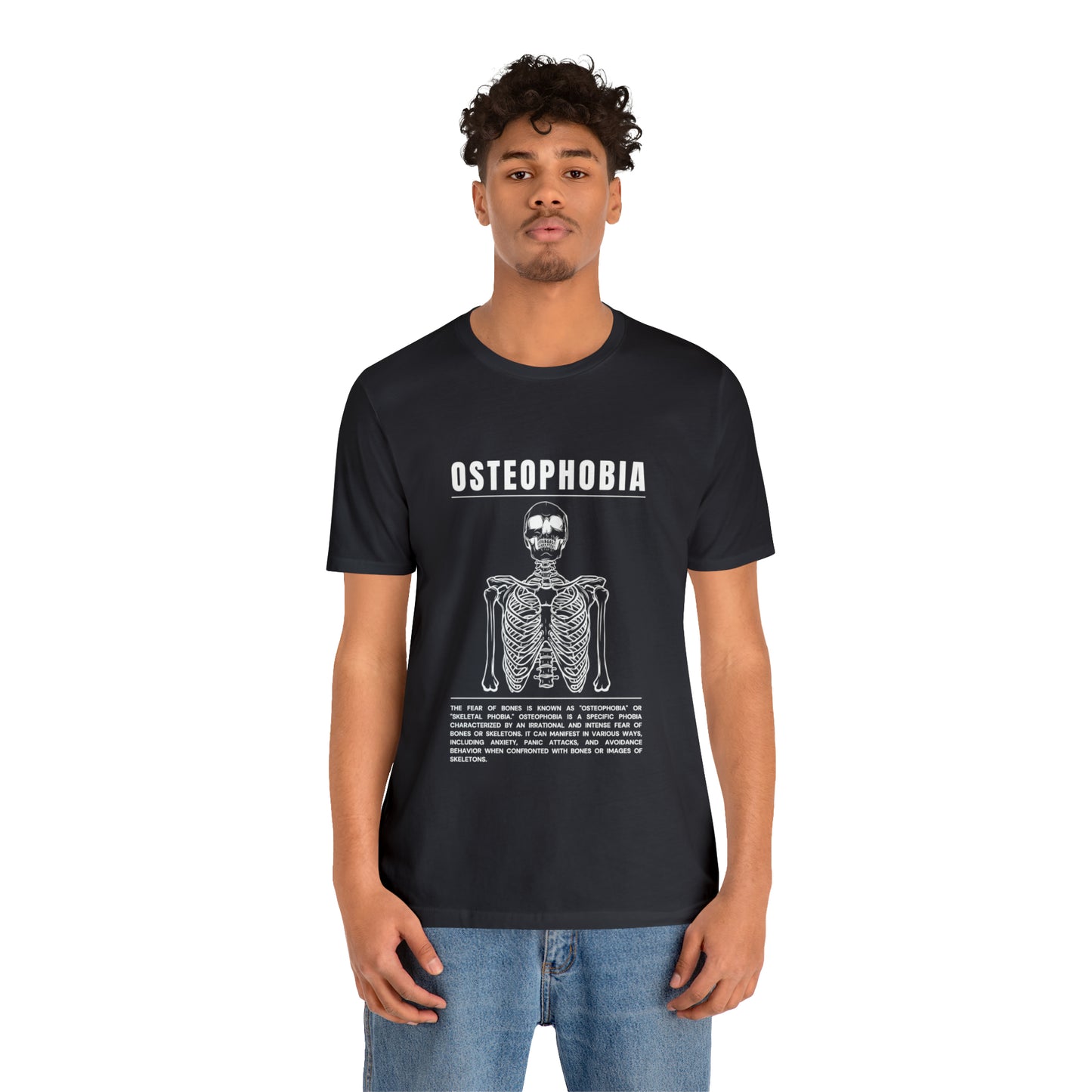 Osteophobia Fear of Bones Tee