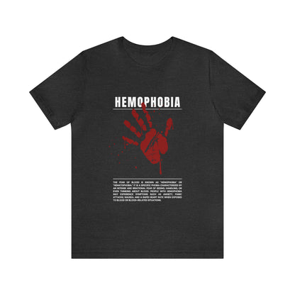 Hemophobia Fear of Blood Halloween Tee