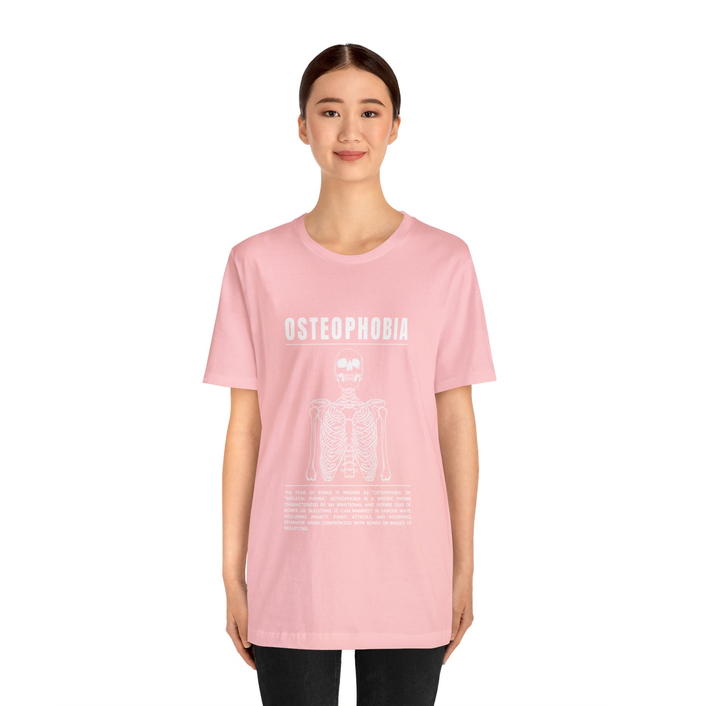 Osteophobia Fear of Bones Tee