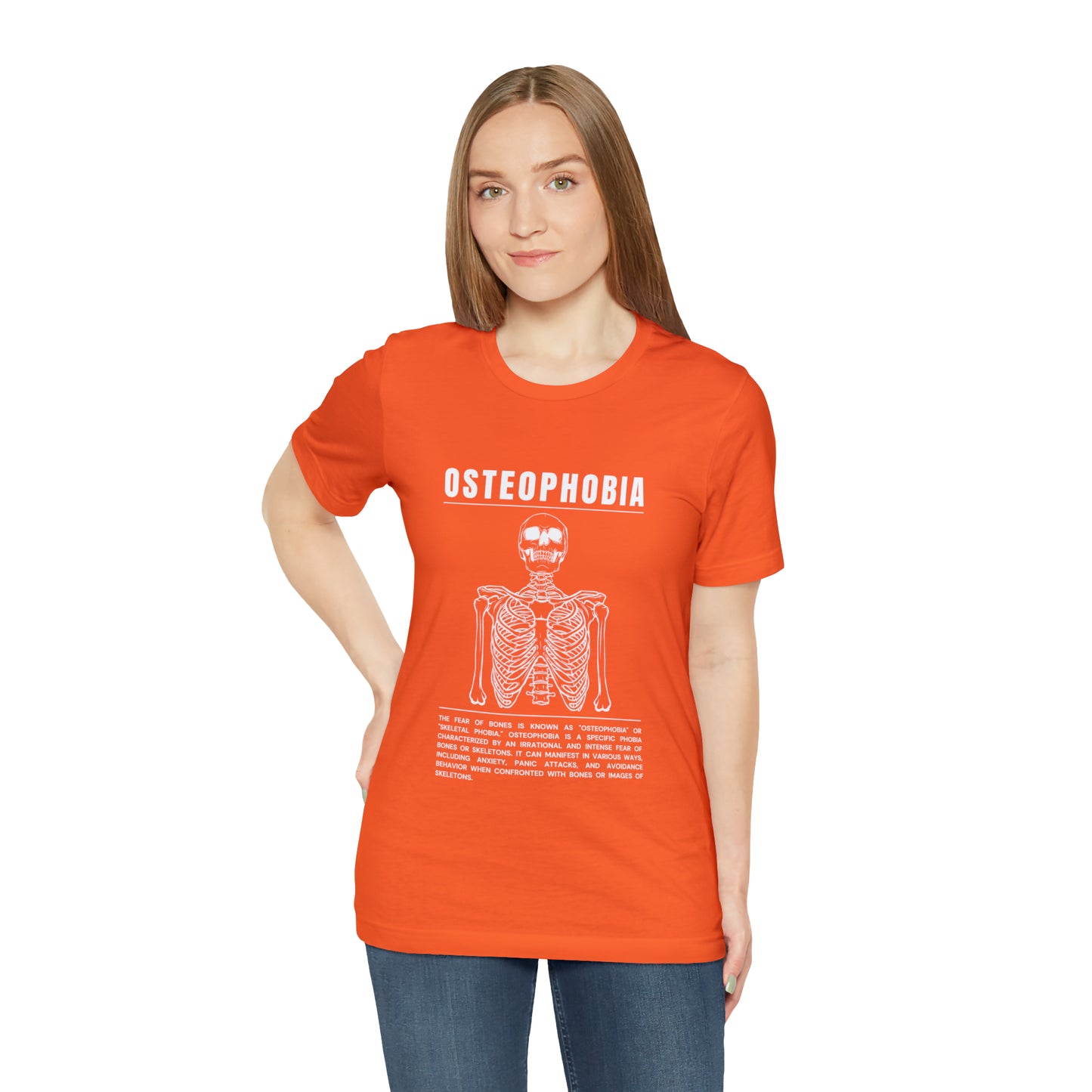 Osteophobia Fear of Bones Tee