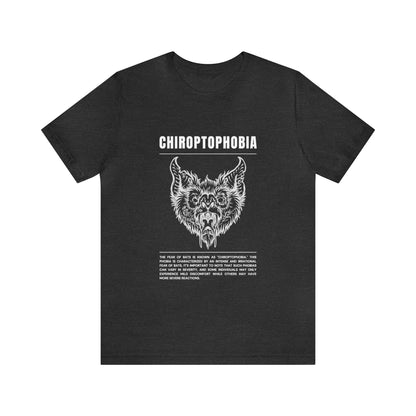 Chiroptophobia Fear of Bats Tee