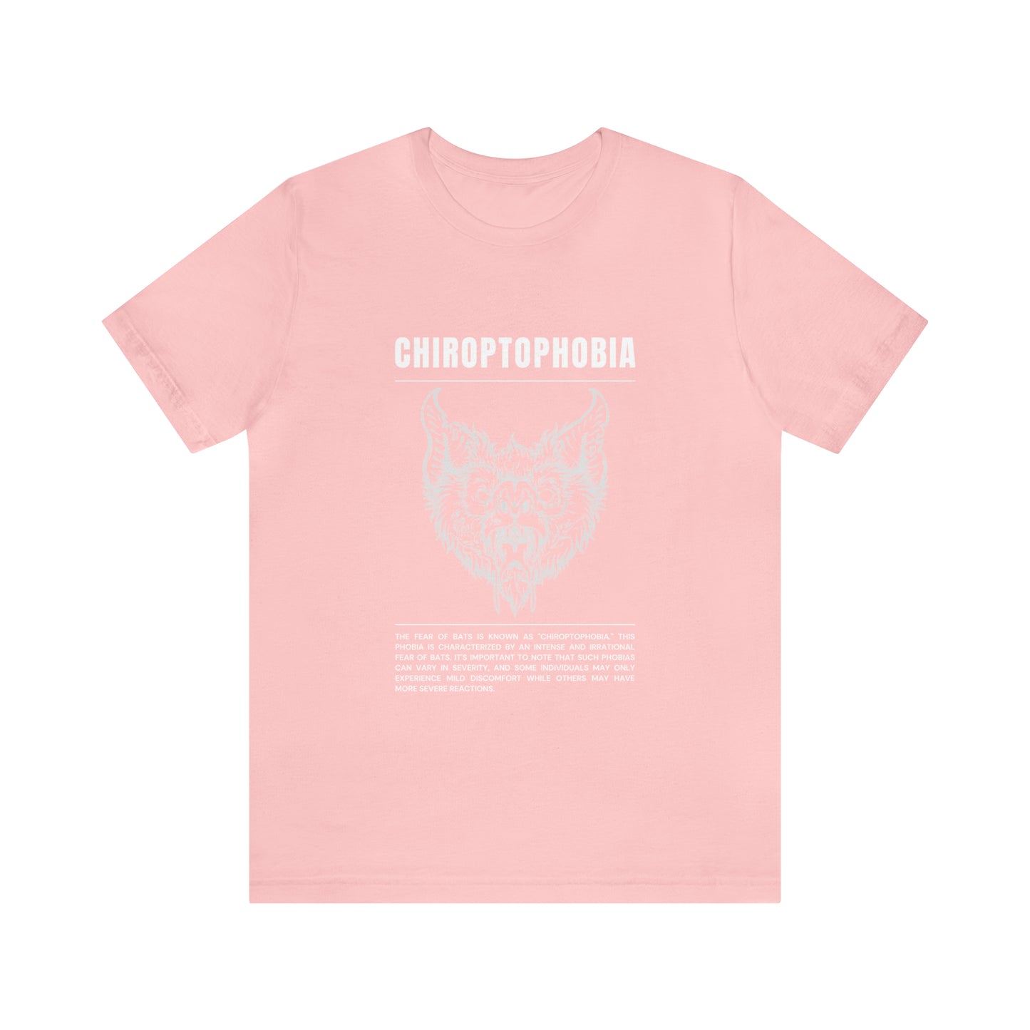 Chiroptophobia Fear of Bats Tee