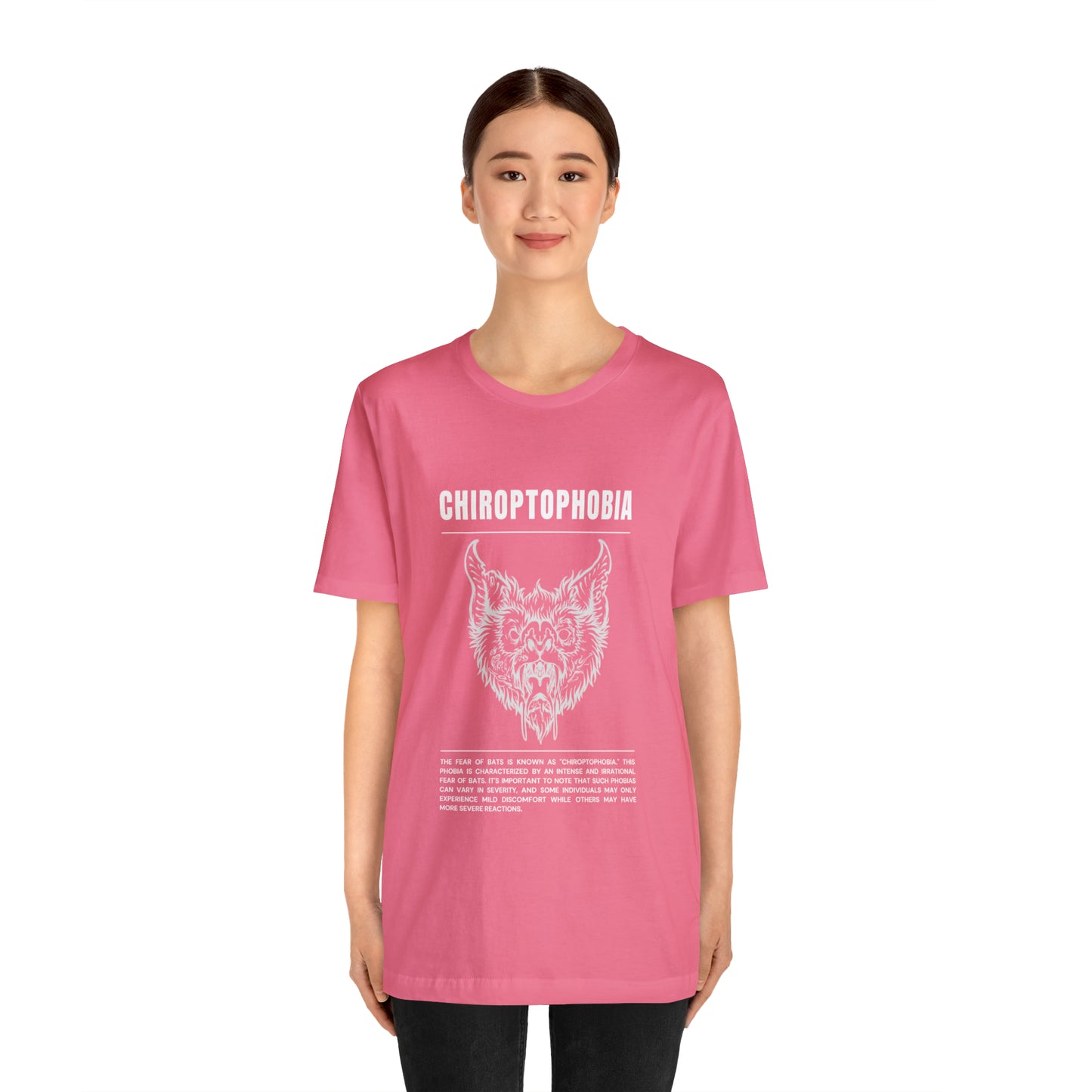 Chiroptophobia Fear of Bats Tee