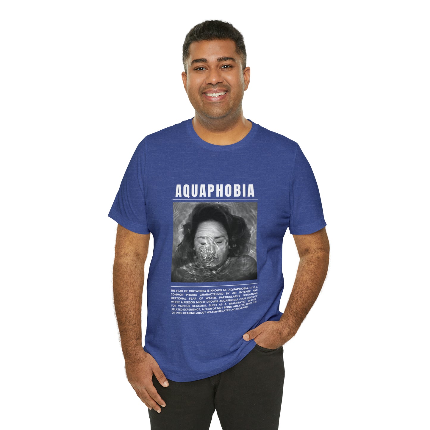 Aquaphobia Fear of Drowning Halloween Tee