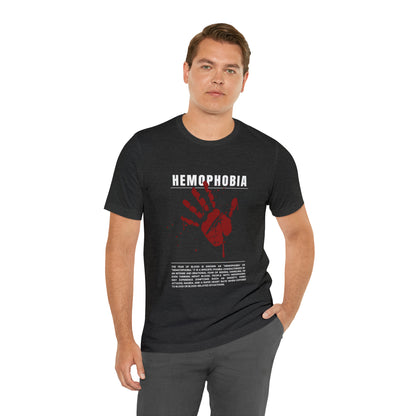 Hemophobia Fear of Blood Halloween Tee