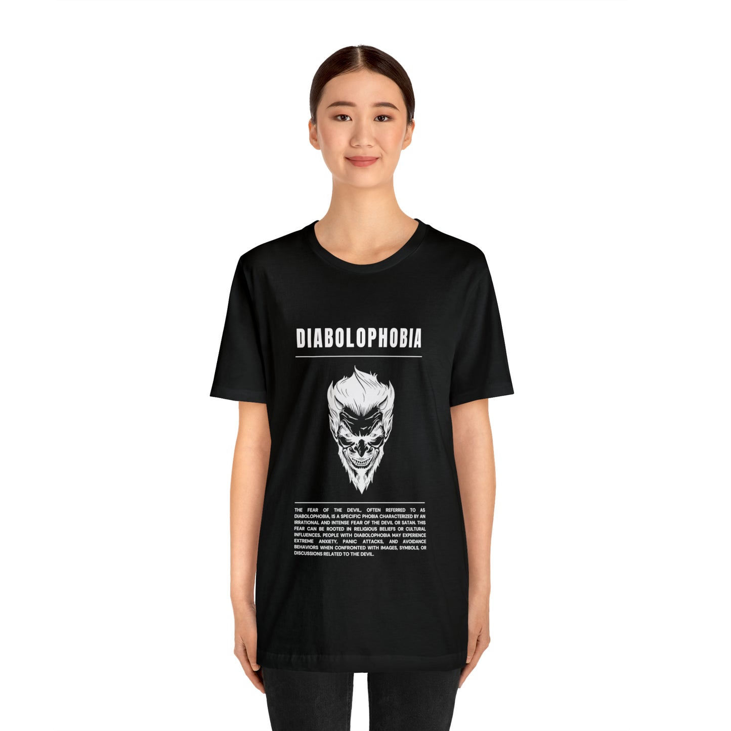 Diabolophobia Fear of The Devil Halloween Tee