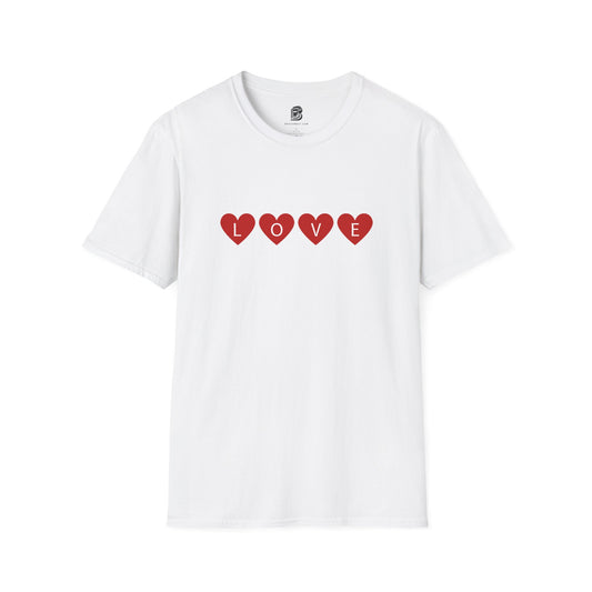 Love Hearts Valentine Unisex Shirt