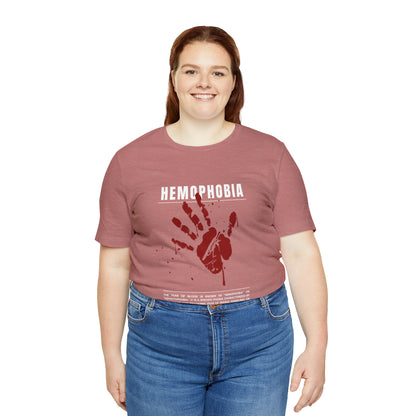 Hemophobia Fear of Blood Halloween Tee