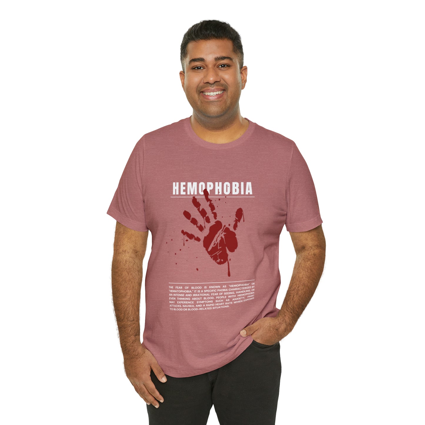 Hemophobia Fear of Blood Halloween Tee