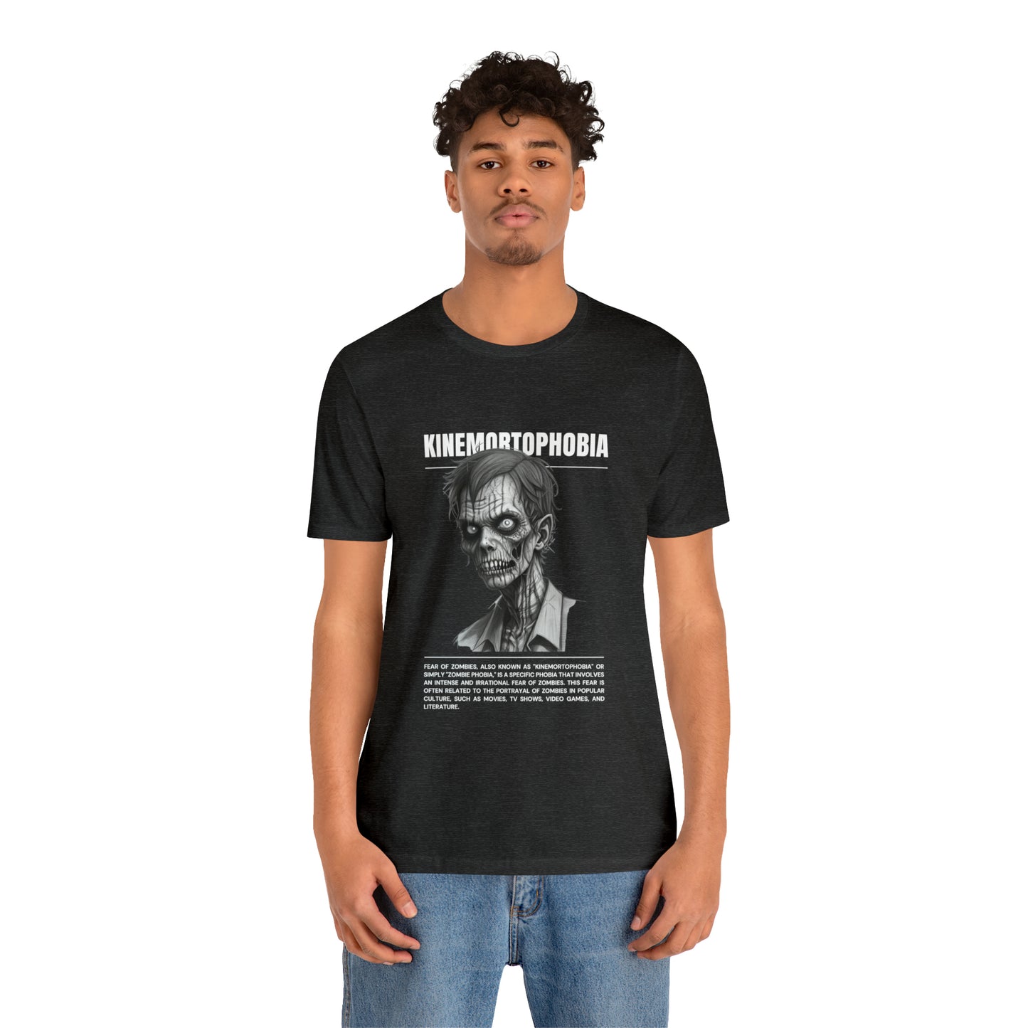 Kinemortophobia Fear of Zombies Halloween Tee