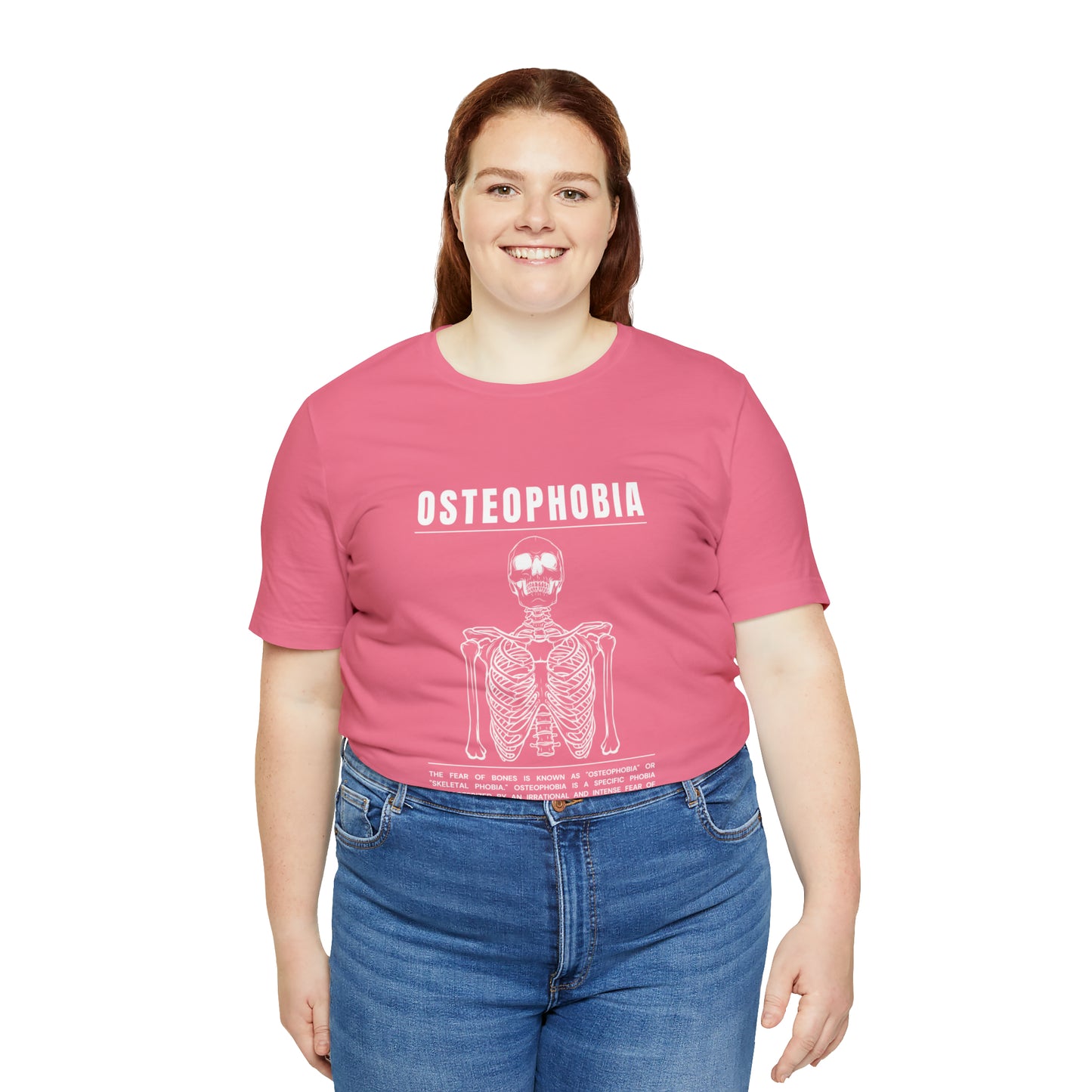 Osteophobia Fear of Bones Tee