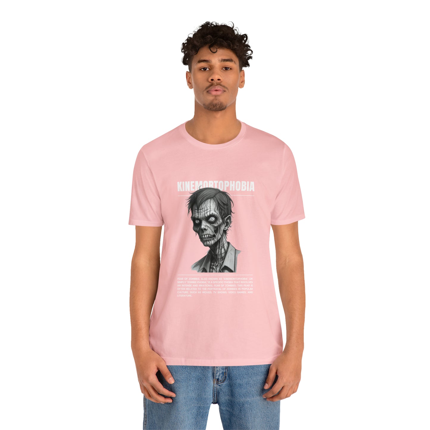 Kinemortophobia Fear of Zombies Halloween Tee