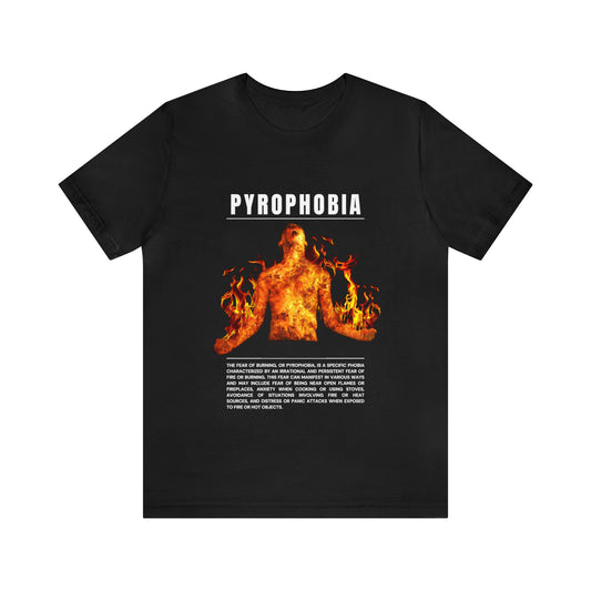 Pyrophobia Fear of Burning Halloween Tee