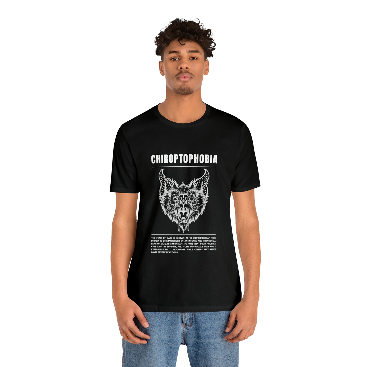 Chiroptophobia Fear of Bats Tee