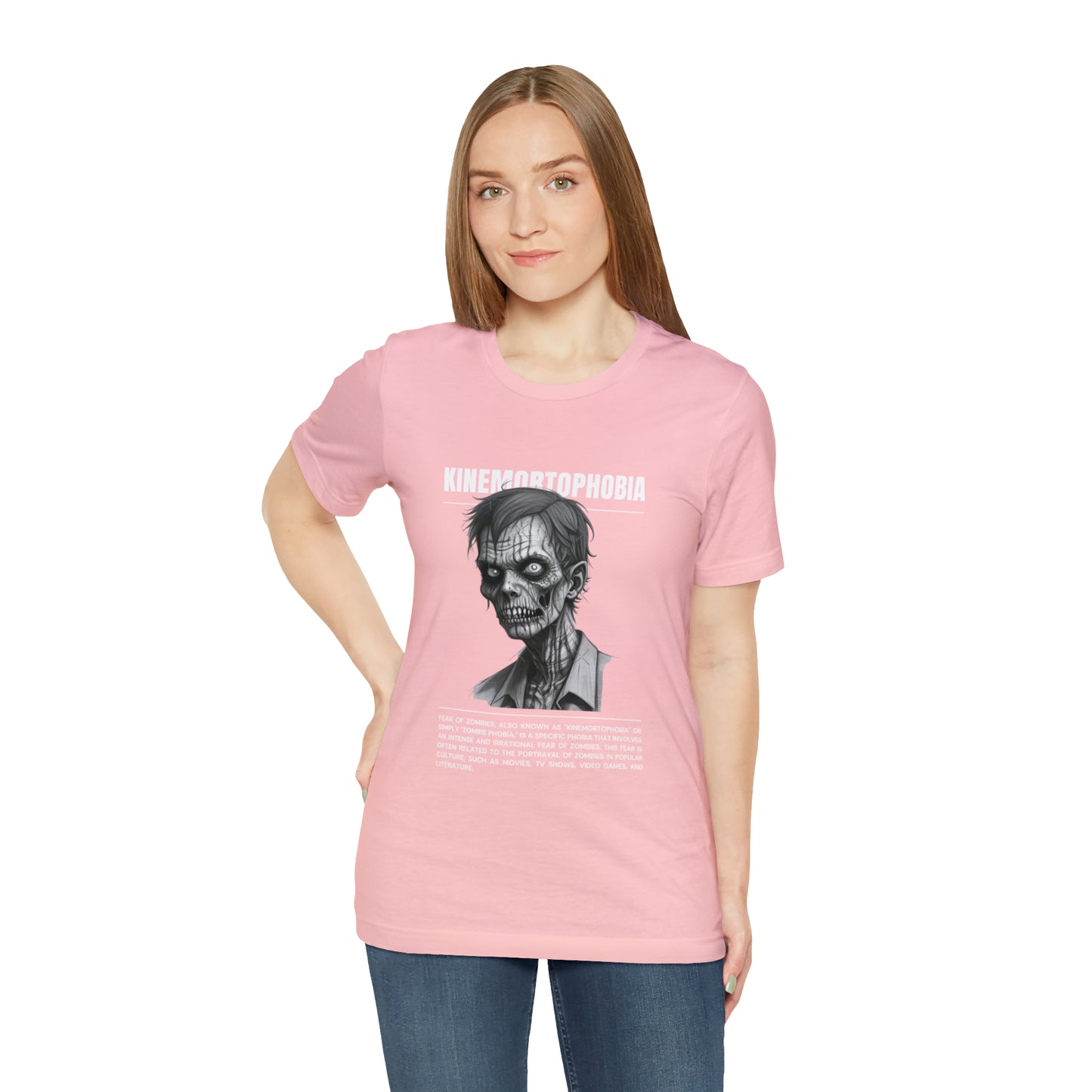 Kinemortophobia Fear of Zombies Halloween Tee