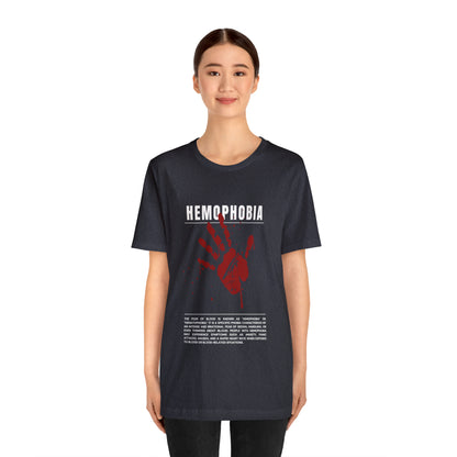 Hemophobia Fear of Blood Halloween Tee