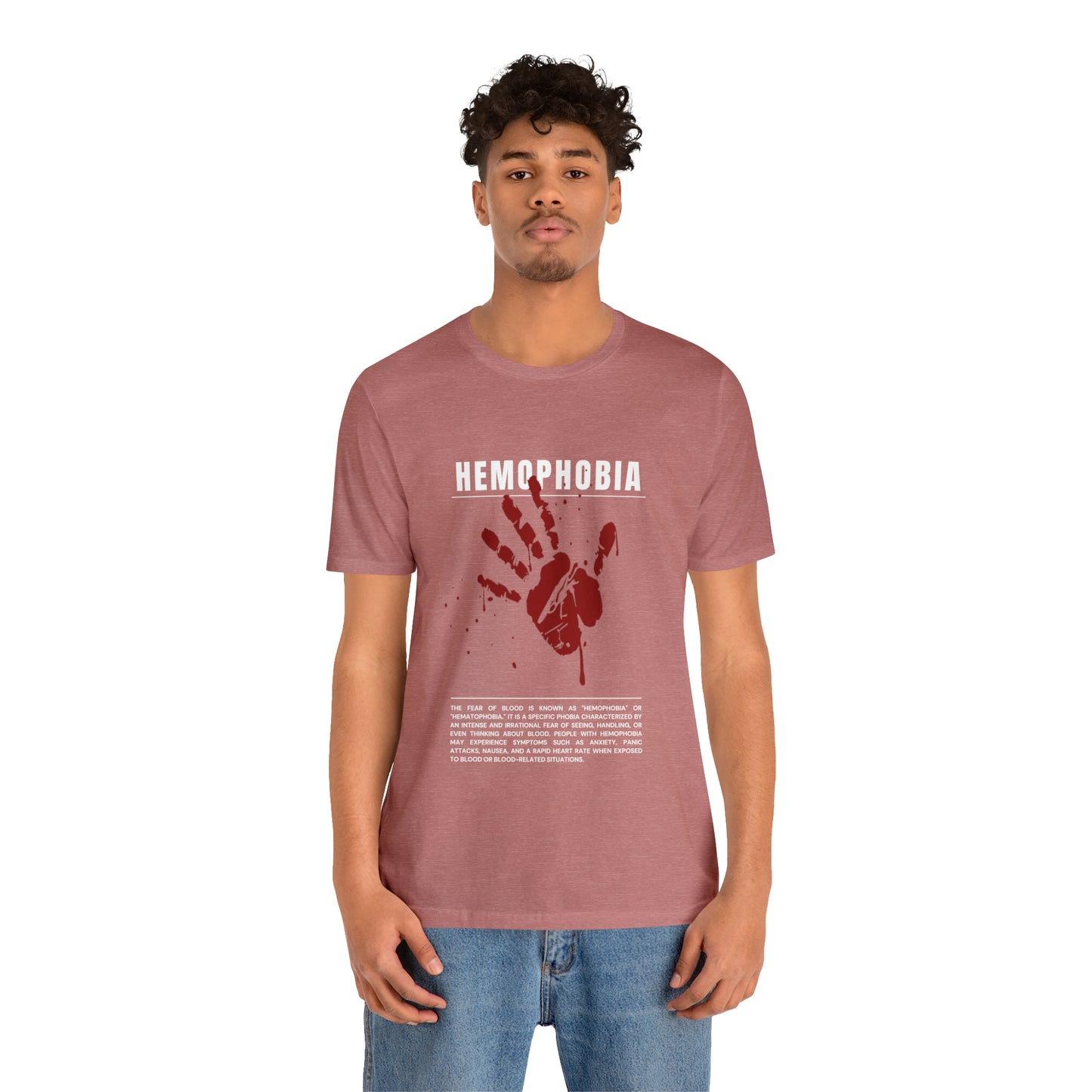 Hemophobia Fear of Blood Halloween Tee