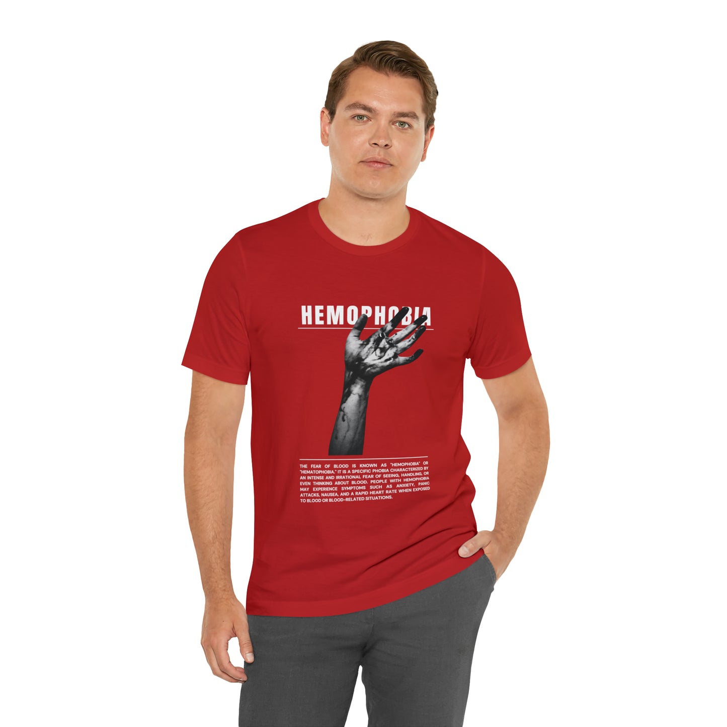 Hemophobia Fear of Blood Halloween Tee