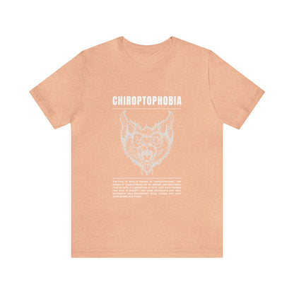 Chiroptophobia Fear of Bats Tee