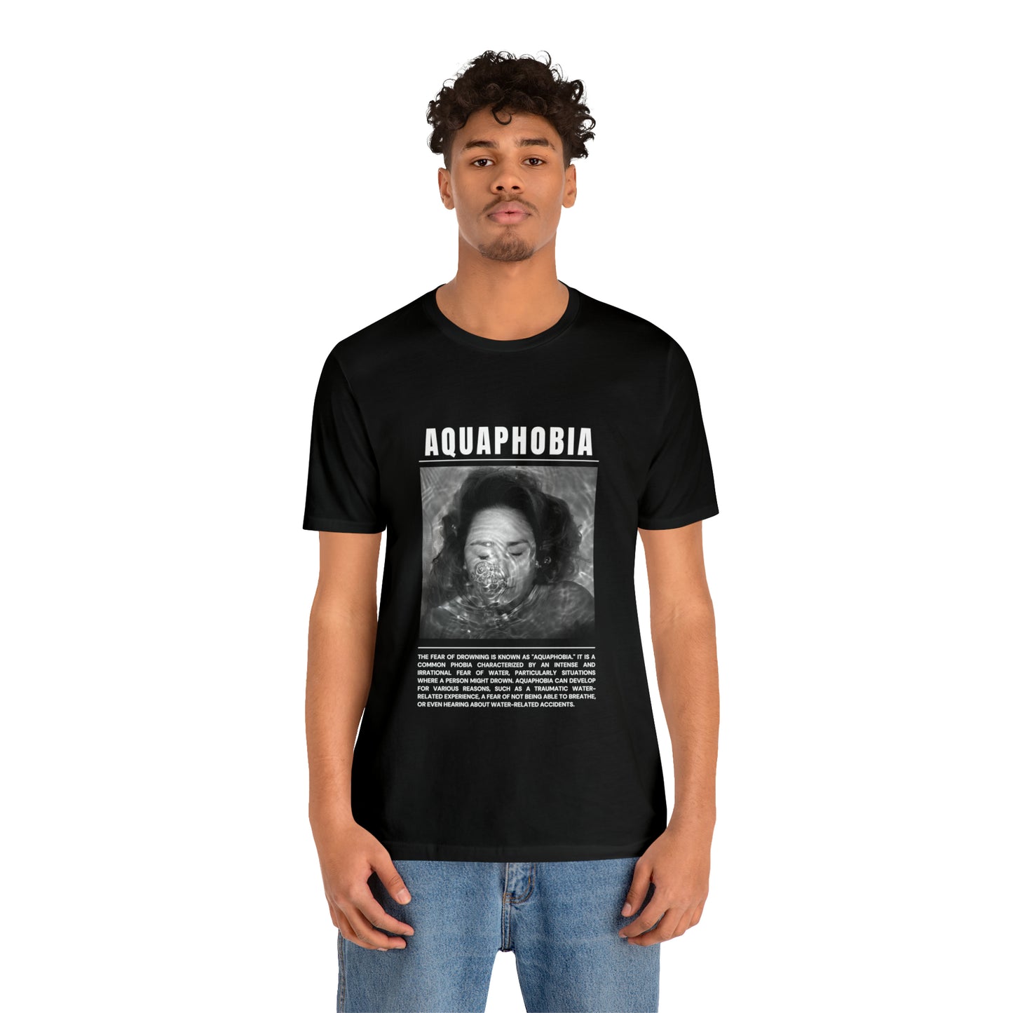 Aquaphobia Fear of Drowning Halloween Tee